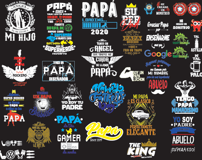 PACK DIA DEL PADRE y PAPA E HIJO CON FUTURAS ACTUALIZACIONES