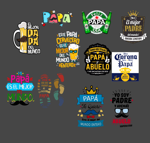 PACK DIA DEL PADRE y PAPA E HIJO CON FUTURAS ACTUALIZACIONES