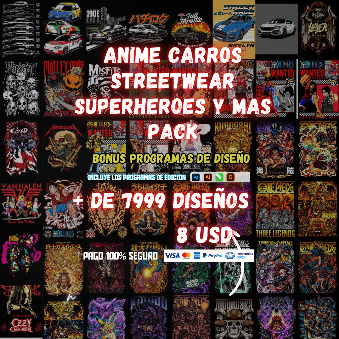 MAS DE 7999 VECTORES SVG, EPS y PNG, anime, maravillas, banda, marca, superhéroe