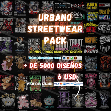 PACK URBANO + DE 5000 DISEÑOS